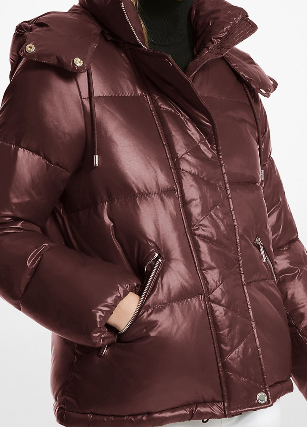 Бордова демісезонна куртка куртка-піджак Michael Kors
