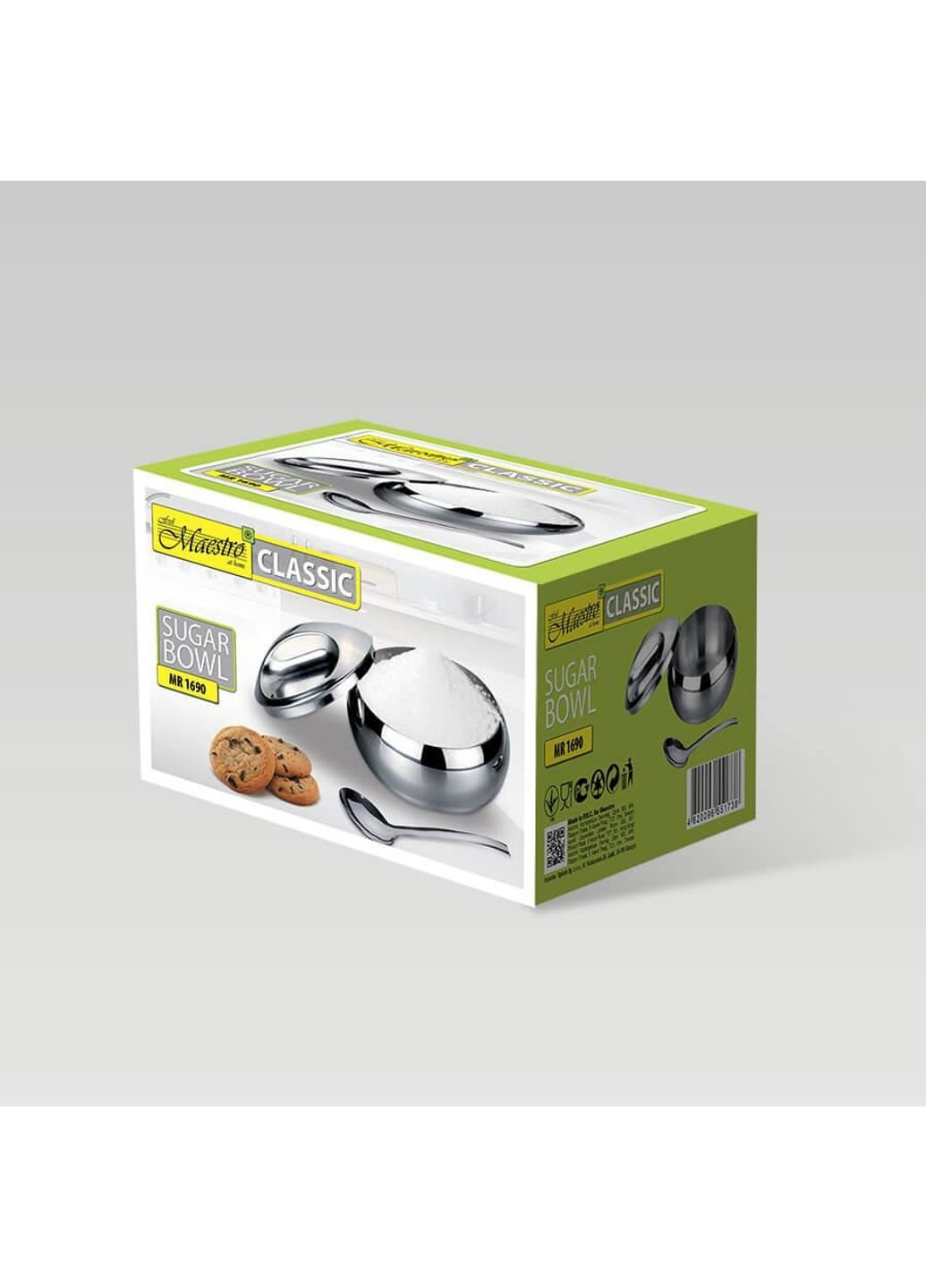 Сахарница с ложкой MR-1690 300 мл Maestro (253871221)