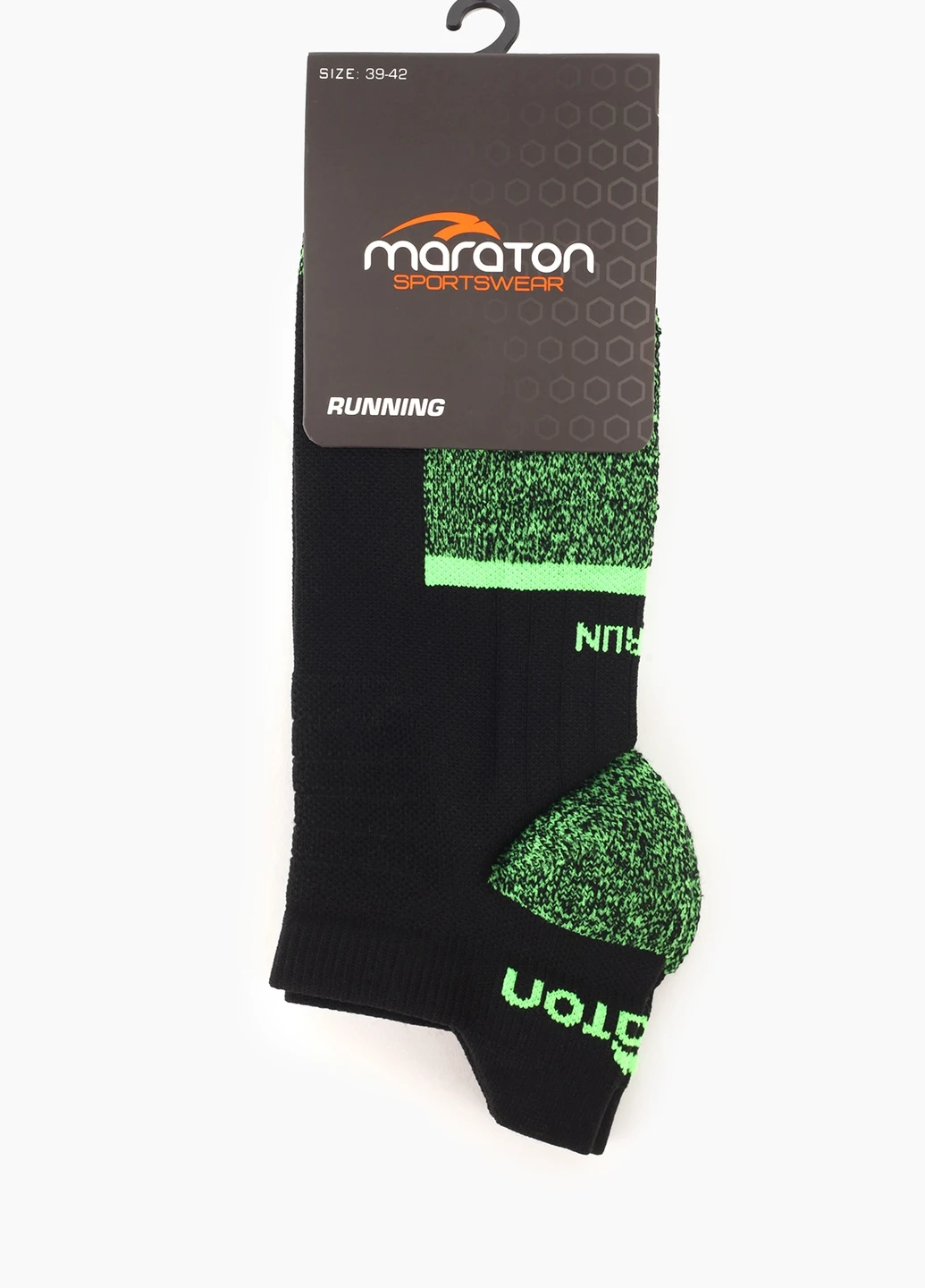 Чёрные носки фитнес Maraton (256017786)