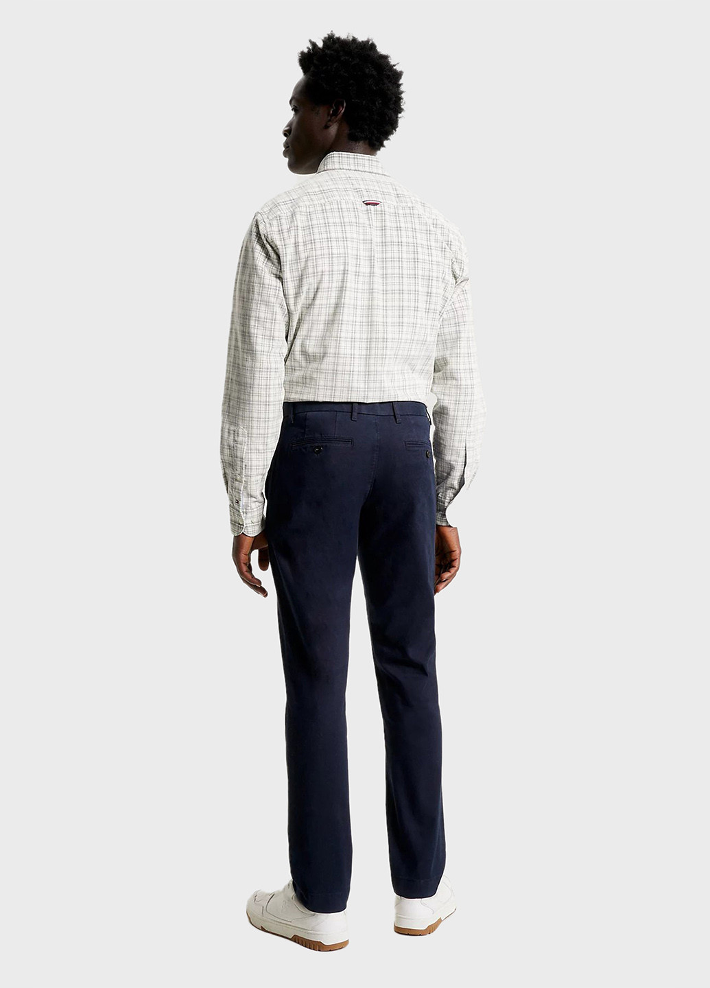 Синие кэжуал демисезонные прямые брюки Tommy Hilfiger