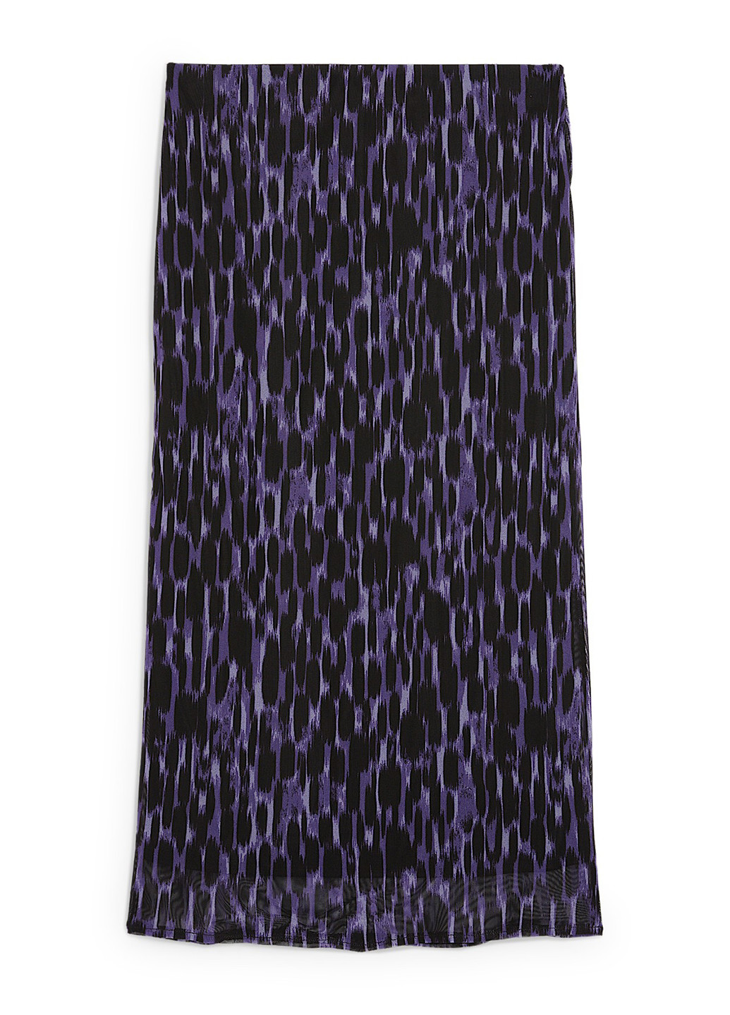 Фиолетовая кэжуал леопардовая юбка C&A