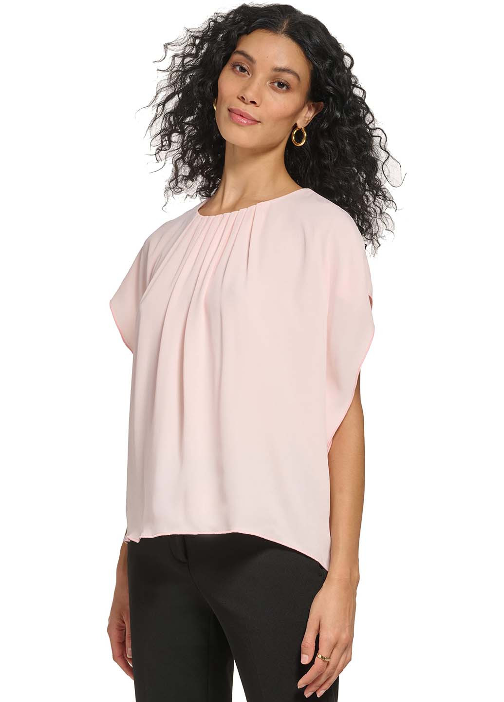 Світло-рожева блуза DKNY