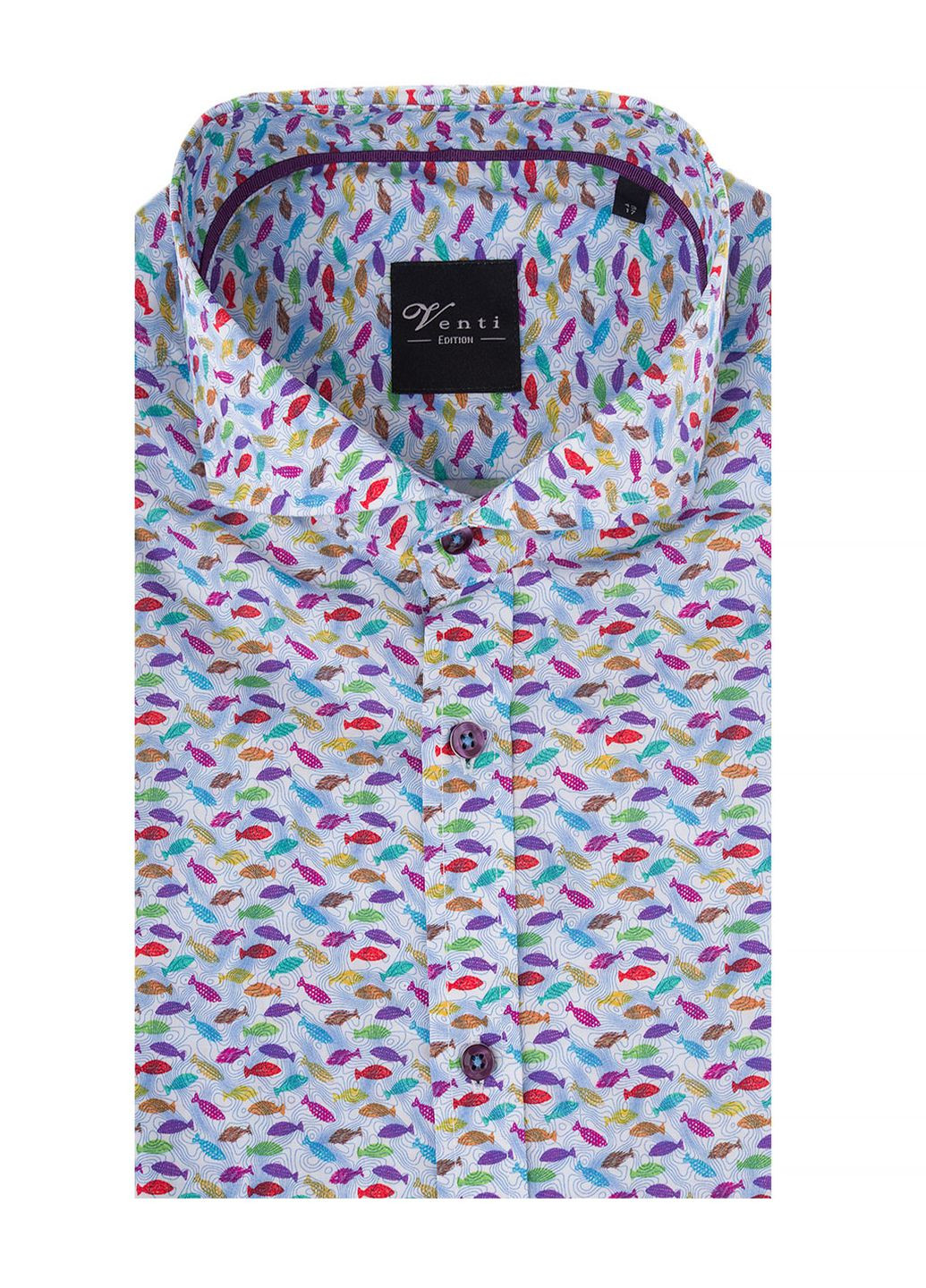 Цветная рубашка с абстрактным узором Venti