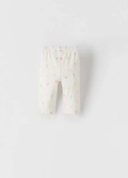 Лосини,молочний в візерунки, Zara Kids (254866814)
