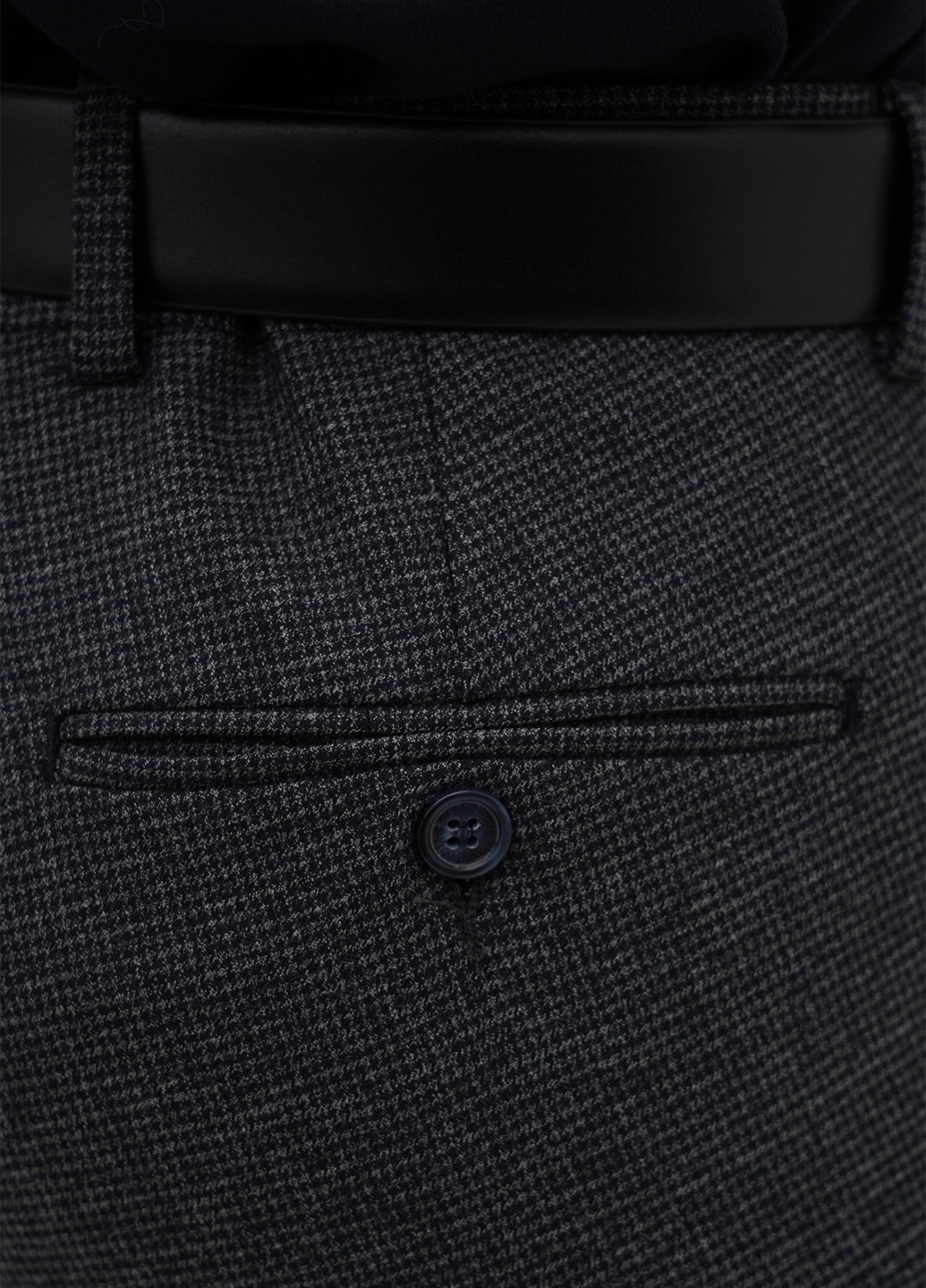 Темно-серые классические демисезонные зауженные брюки Trend Collection