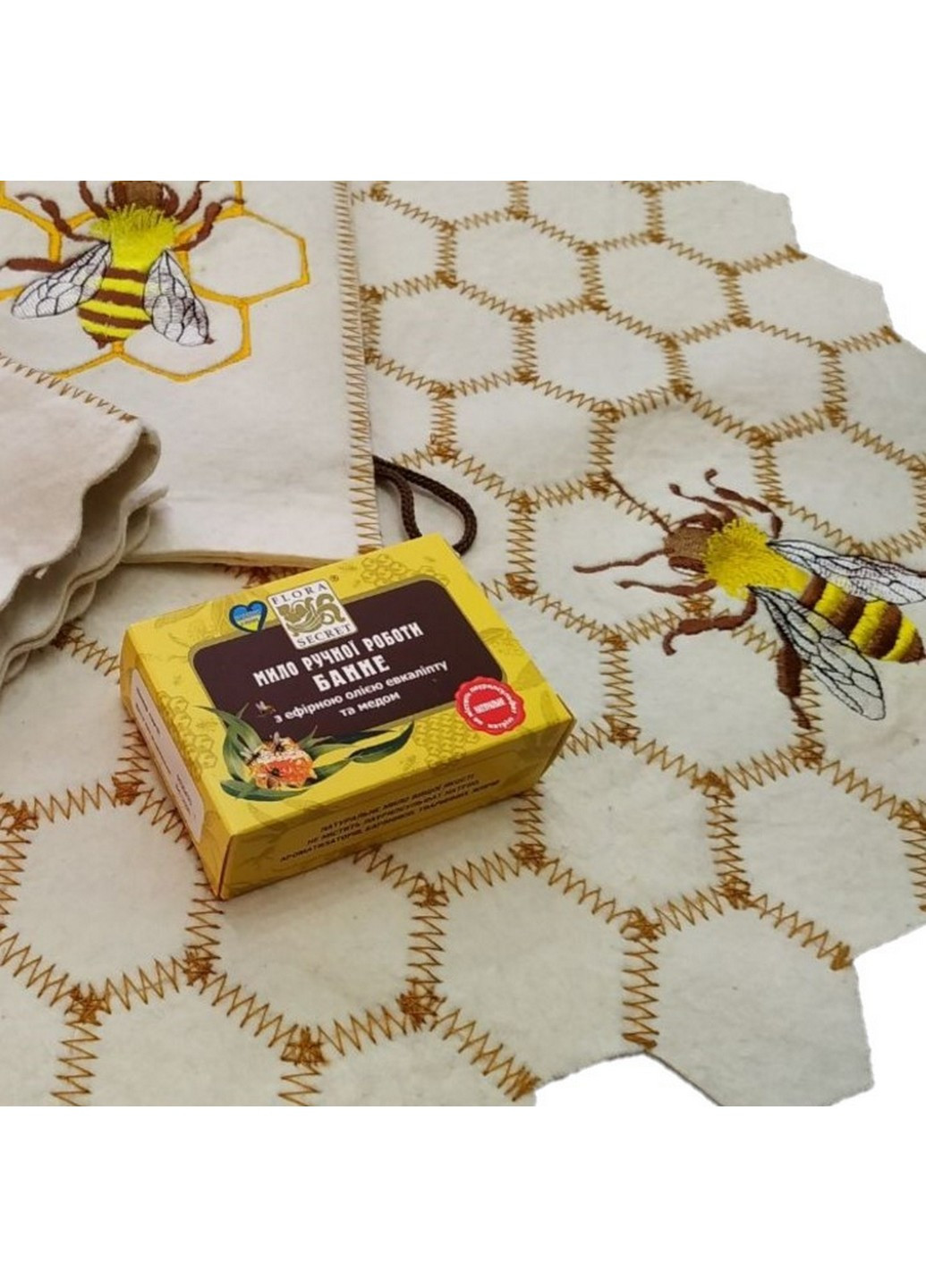 Набор для бани "Пчёлка" Luxyart (216745804)