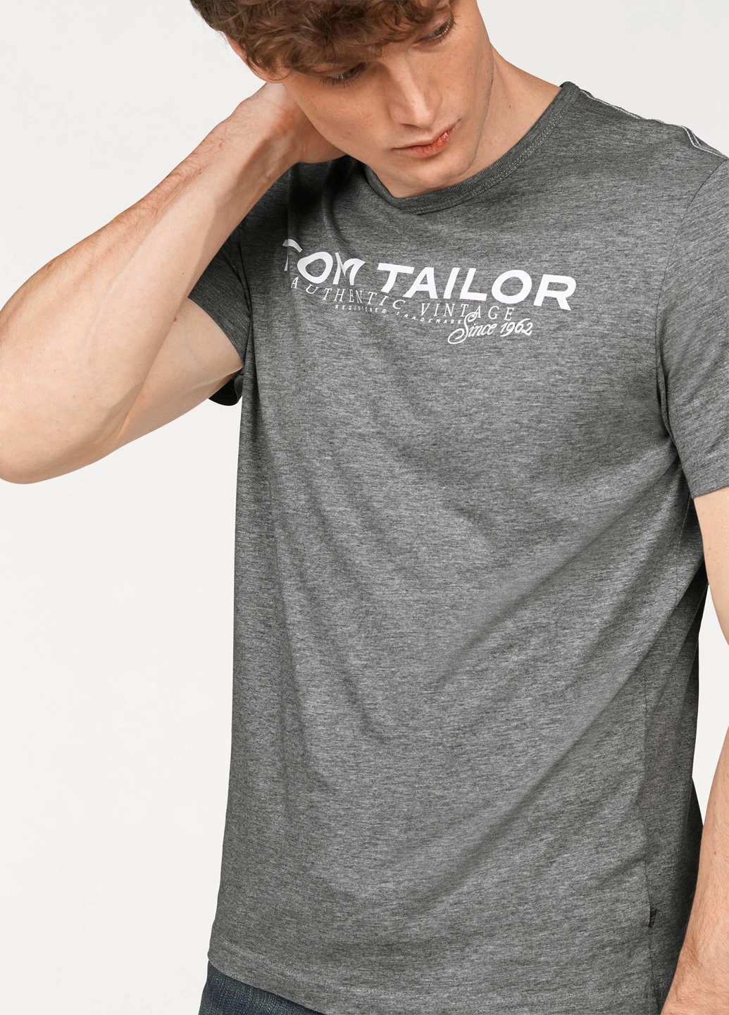 Серая футболка Tom Tailor