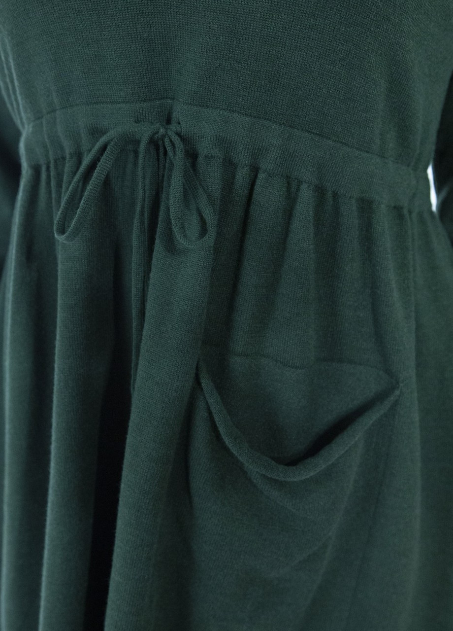 Зелена кежуал сукня жіноча зелена тепла JEANSclub однотонна