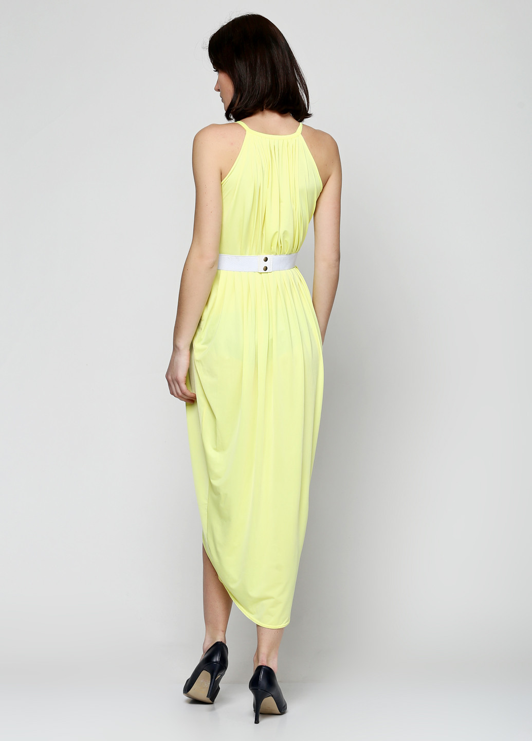 Лимонное кэжуал платье Колибри S