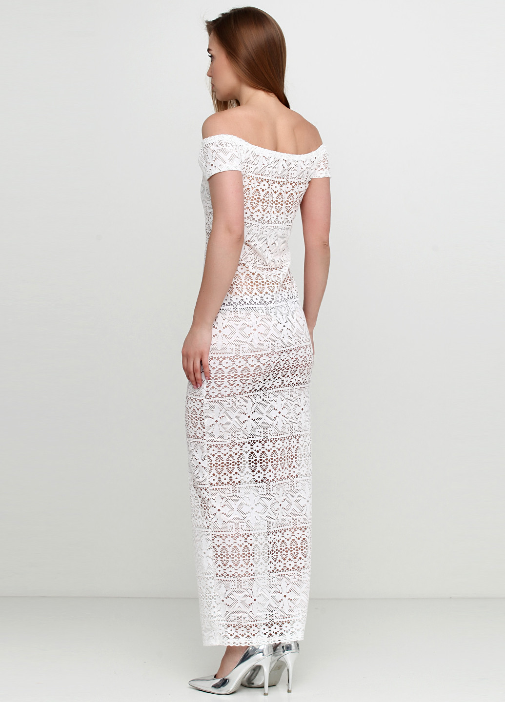 Белое пляжное платье макси Allyson by Missguided однотонное