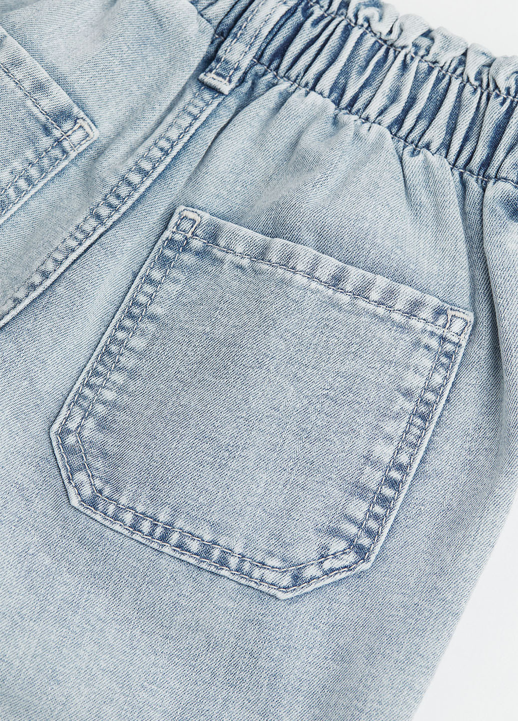 Голубые демисезонные прямые джинсы H&M