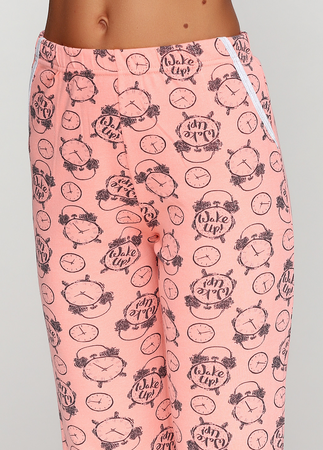 Персиковая всесезон пижама (лонгслив, брюки) Fawn