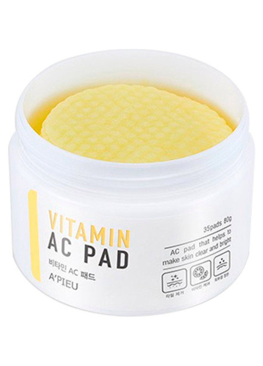 Пилинг-диски для очищения кожи лица Vitamin AC Pad 35 шт. A'pieu (202417245)