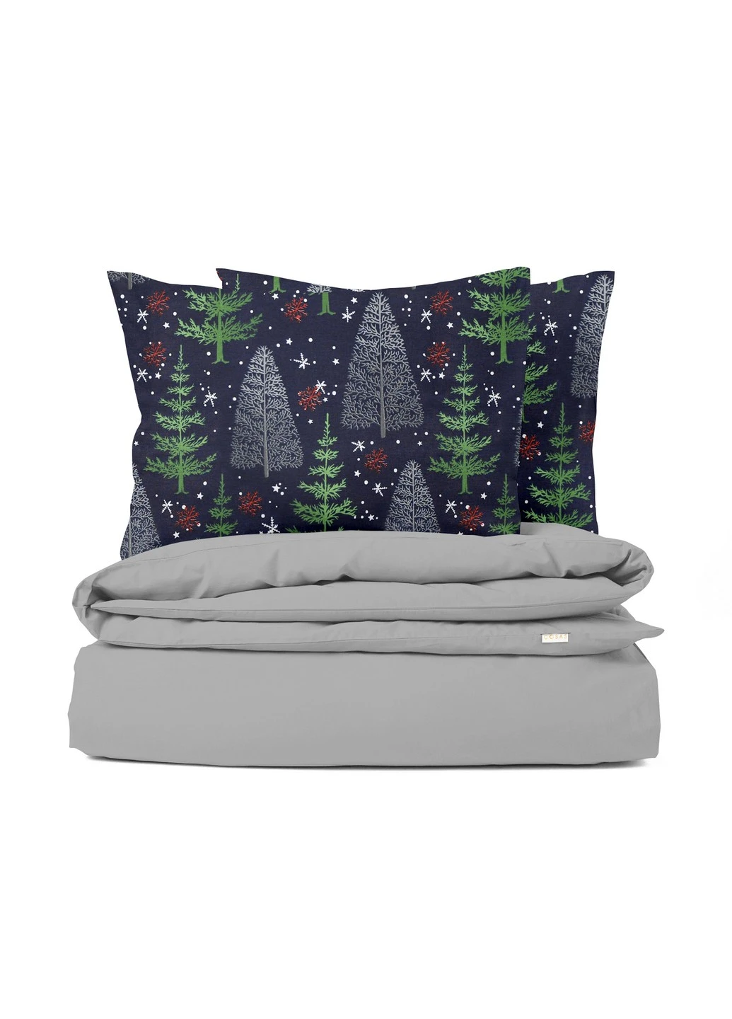 Підлітковий комплект RANFORS GREY WINTER WOOD NIGHT (підковдра 160х220 см, простирадло 155х240 см, наволочка 50х70 см) Cosas (251413601)