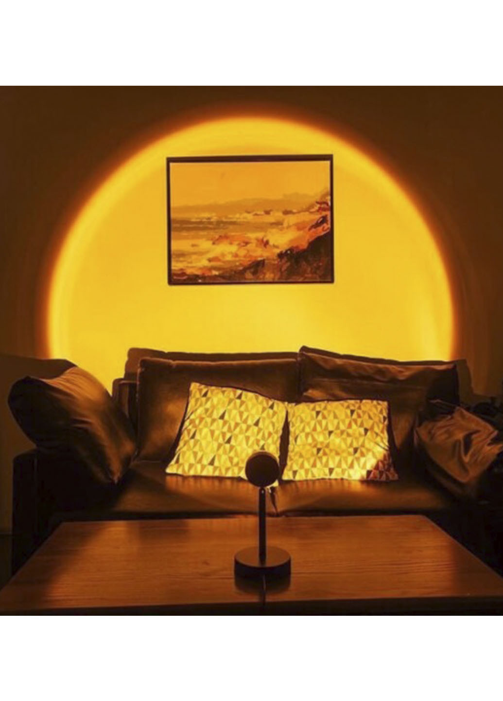 Лампа LED Sunset Lamp для селфі ефект сонця (16см) Solar (251769403)