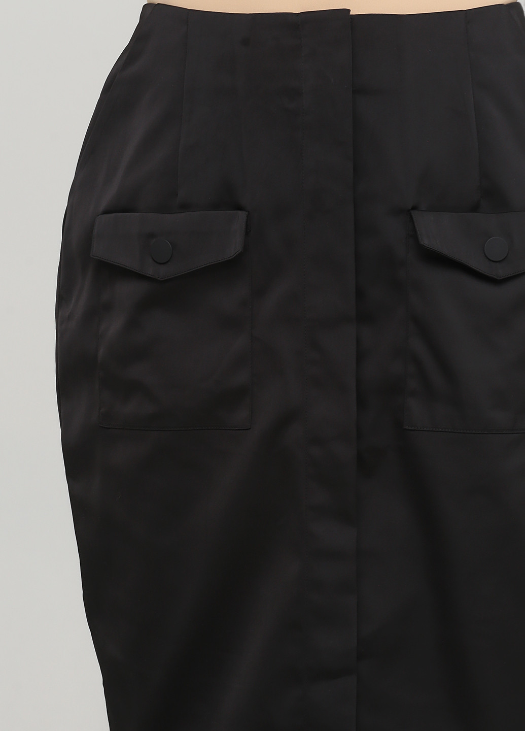 Черная кэжуал однотонная юбка kendall+kylie
