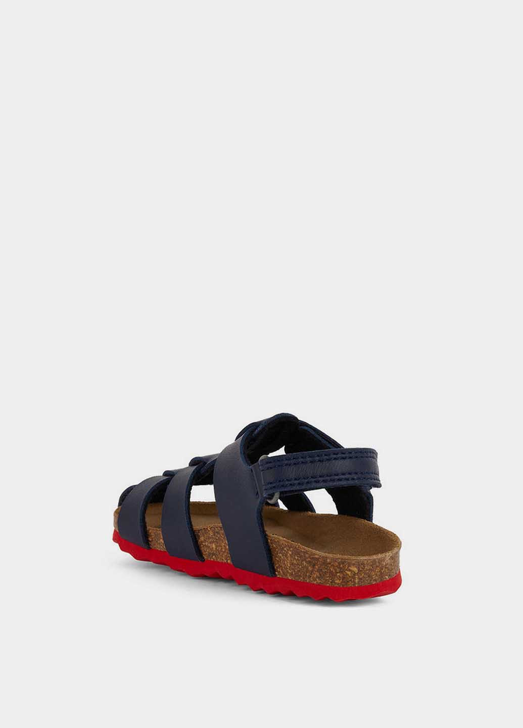 Синие кэжуал сандалии Geox на липучке