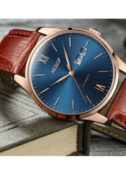 Чоловічі годинник Brown механічні Aesop (229053440)