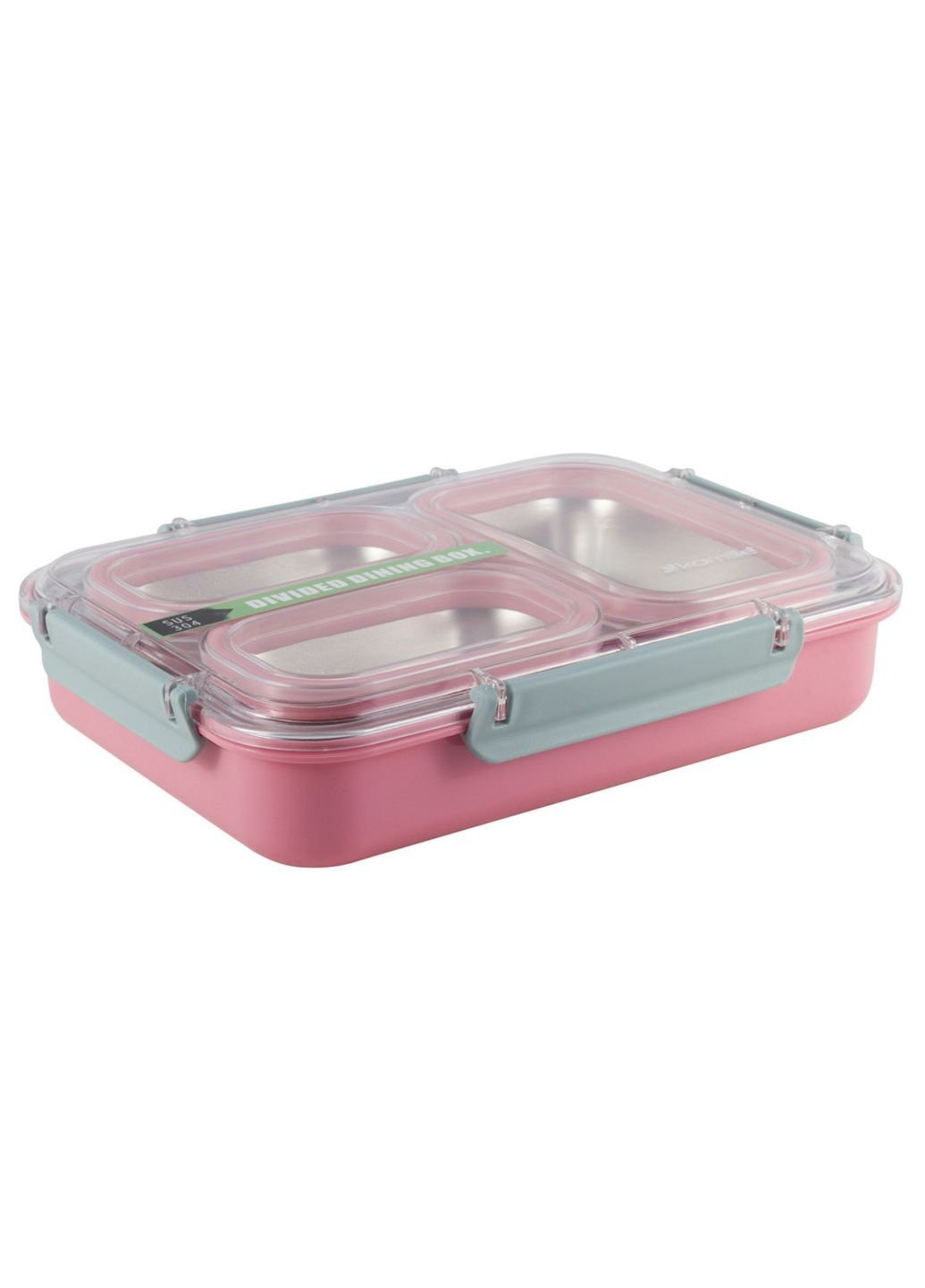 Ланч-бокс пищевой KM-2146RZ 1200 мл розовый Kamille (253620675)