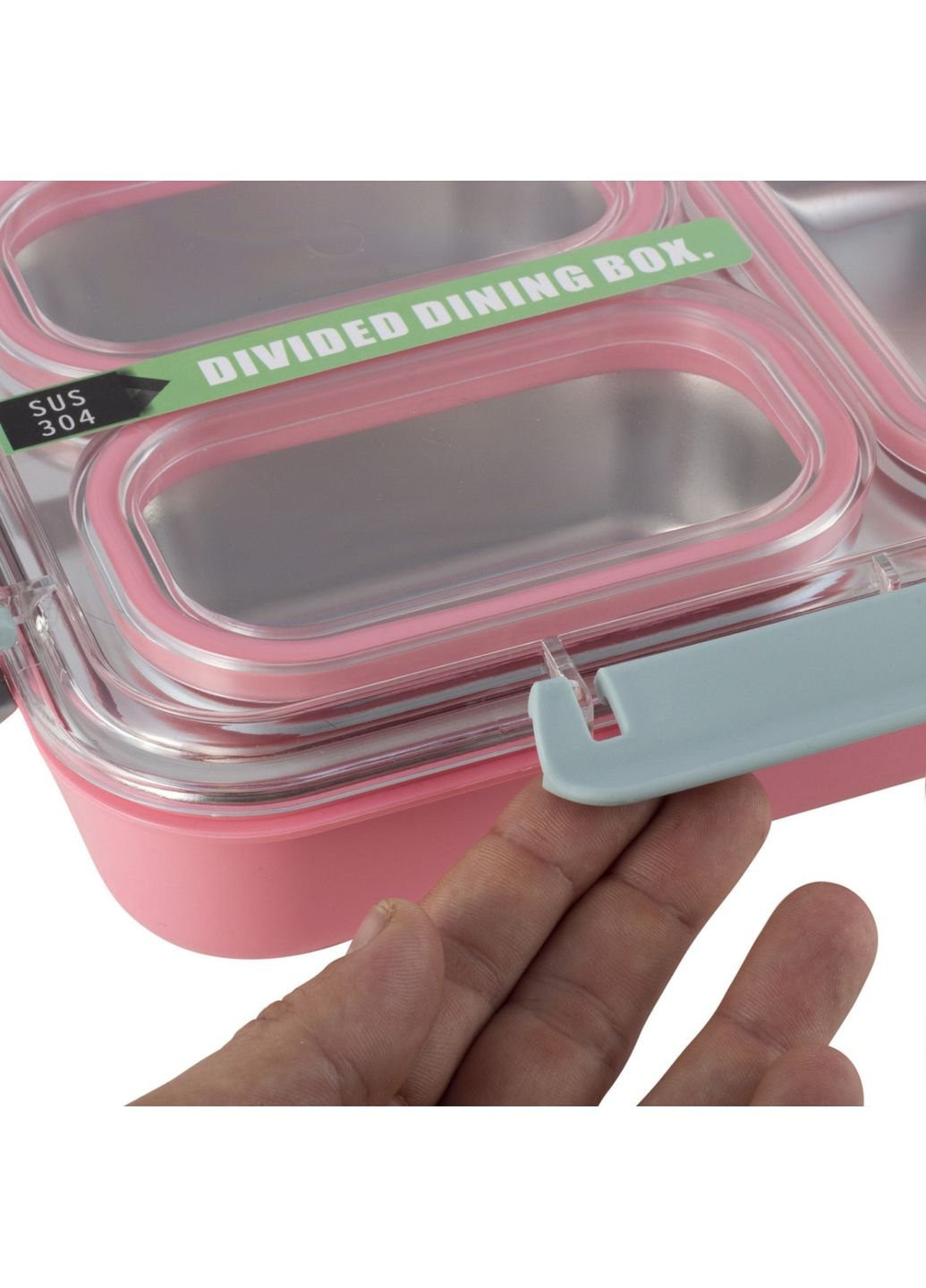 Ланч-бокс пищевой KM-2146RZ 1200 мл розовый Kamille (253620675)