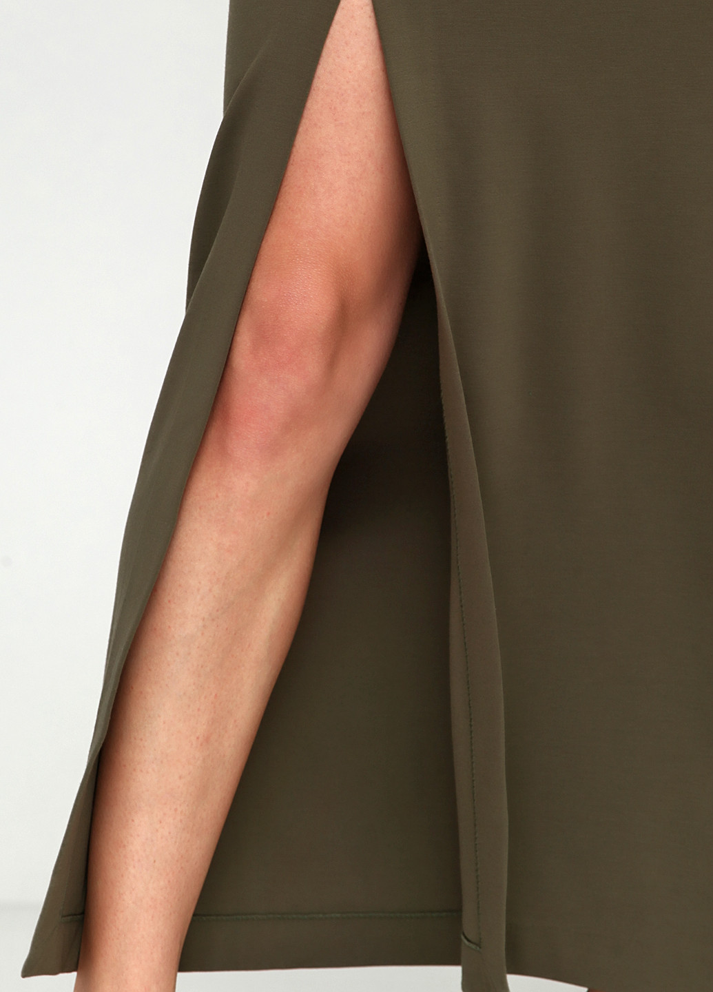 Оливковая кэжуал однотонная юбка Ralph Lauren карандаш