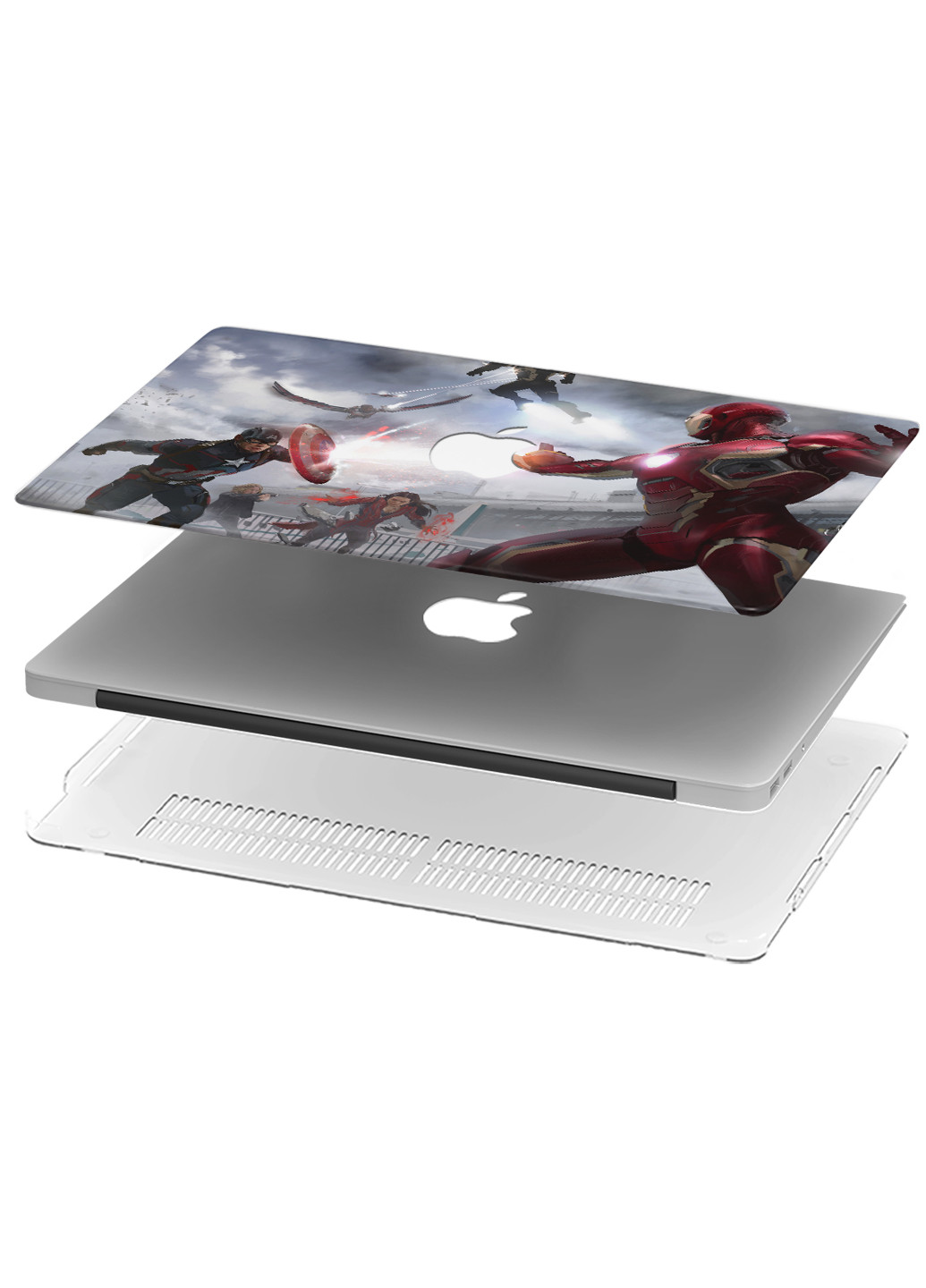 Чехол пластиковый для Apple MacBook Pro Retina 15 A1398 Марвел (Marvel) (6353-1699) MobiPrint (218528359)