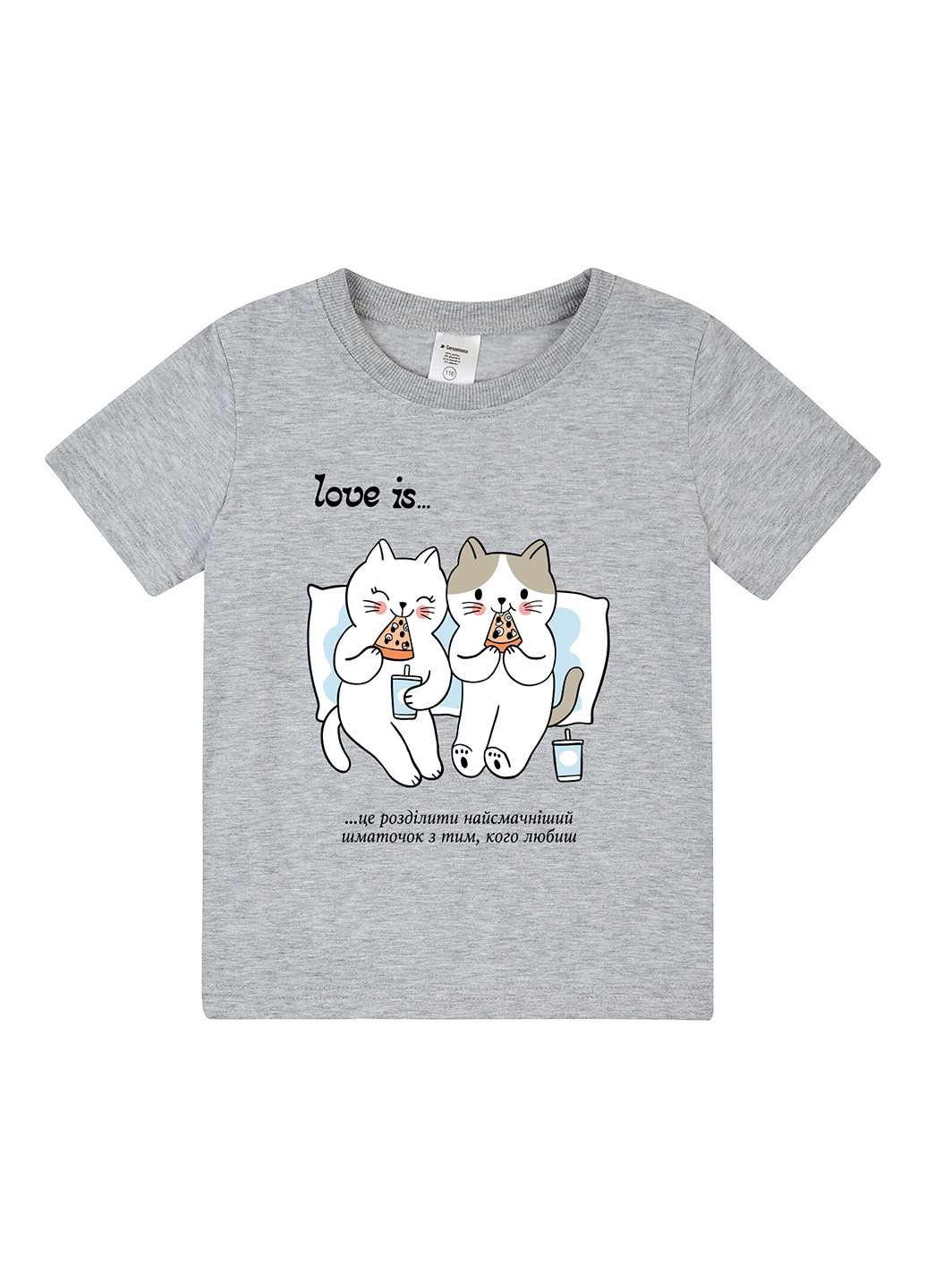 Серая демисезонная футболка Garnamama