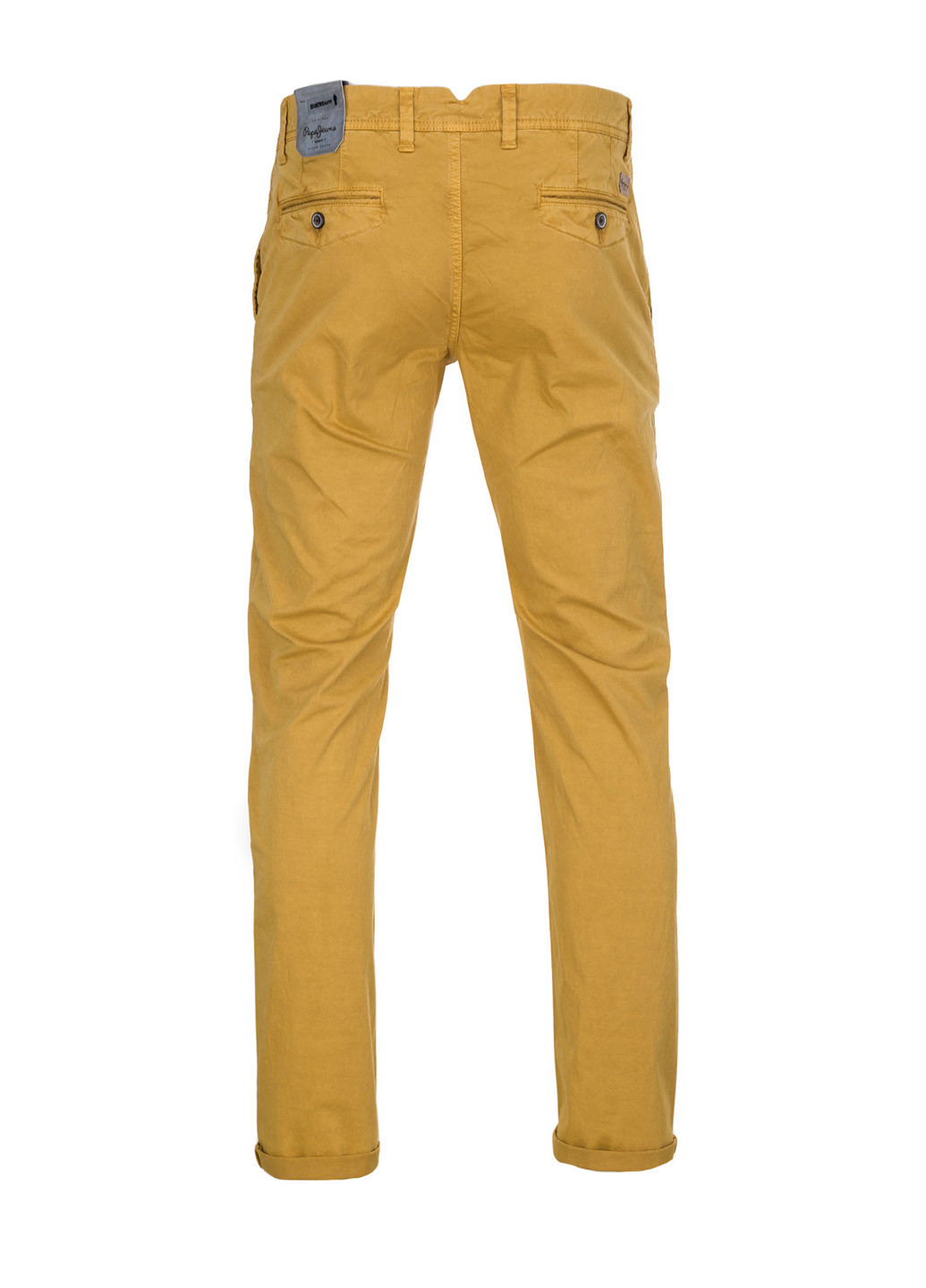 Горчичные кэжуал демисезонные прямые брюки Pepe Jeans