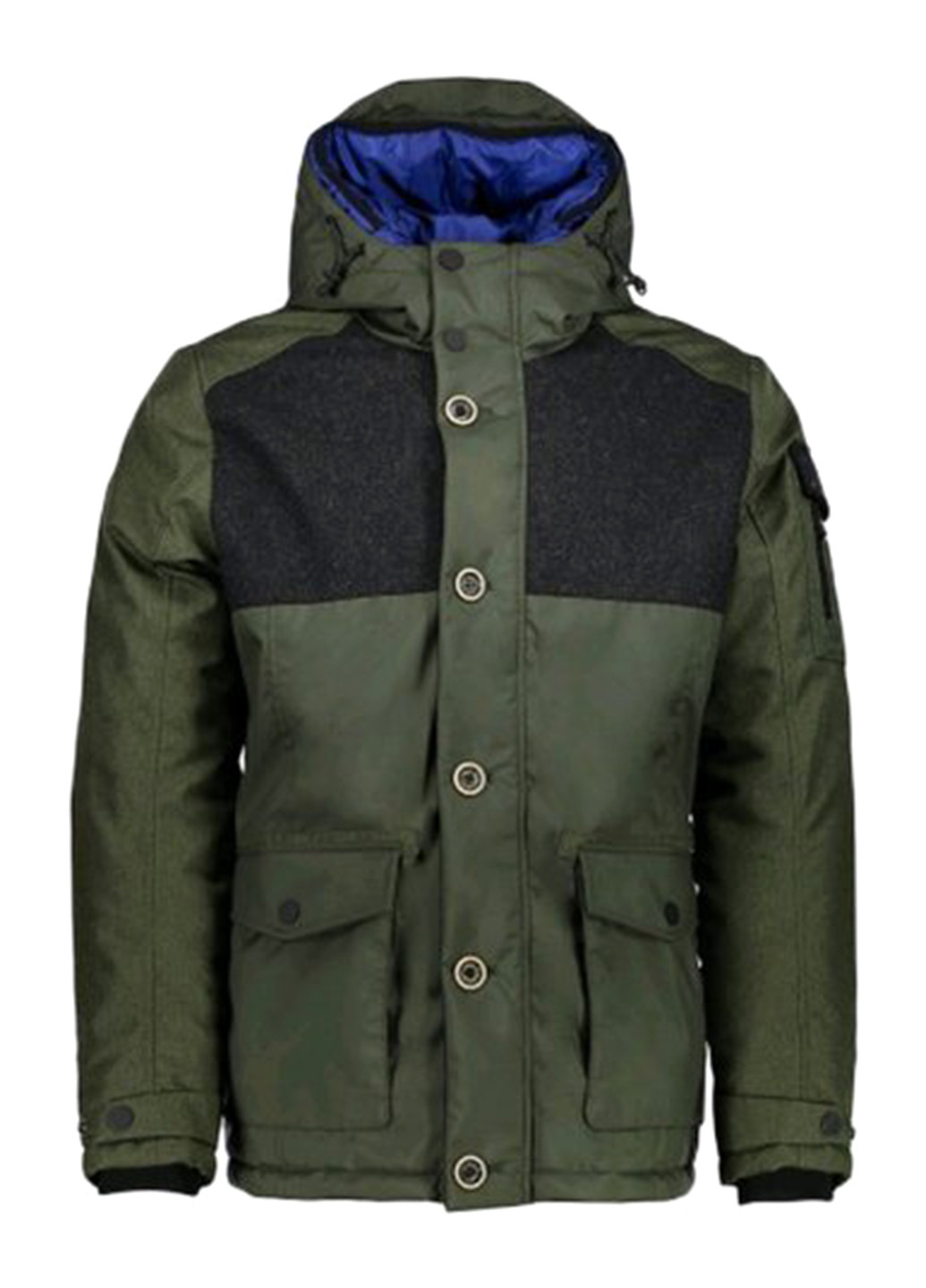 Темно-зеленая зимняя куртка CMP