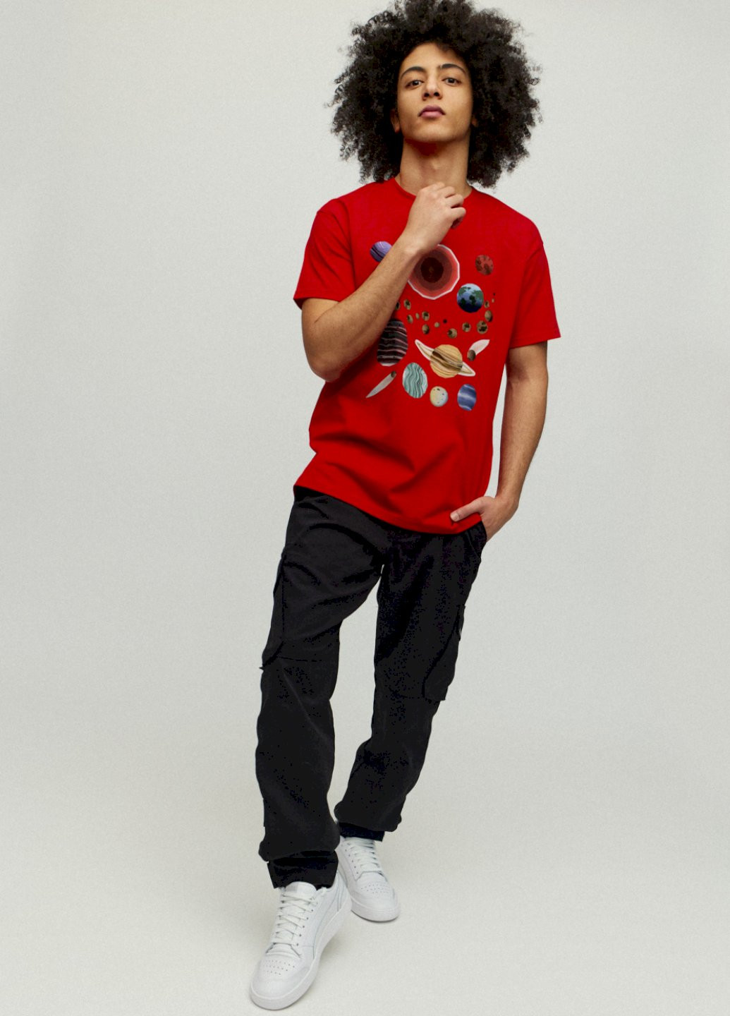 Червона футболка чоловіча YAPPI