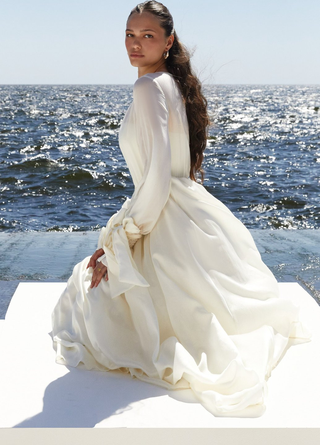 Молочна кежуал сукня а-силует Gepur однотонна