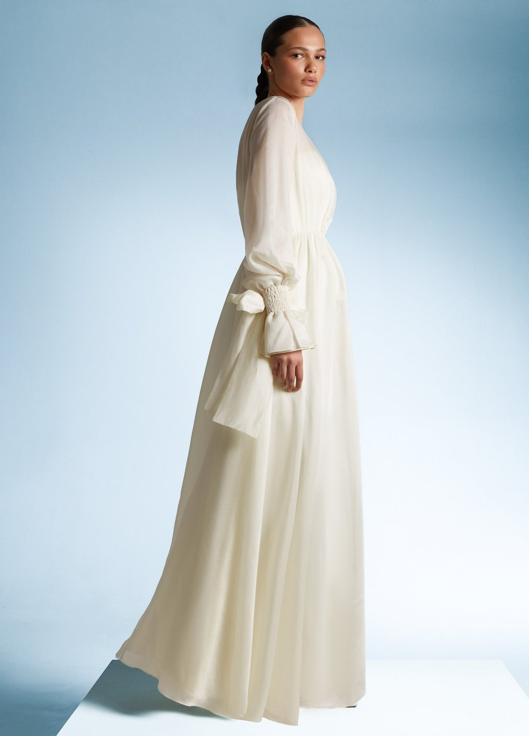 Молочна кежуал сукня а-силует Gepur однотонна