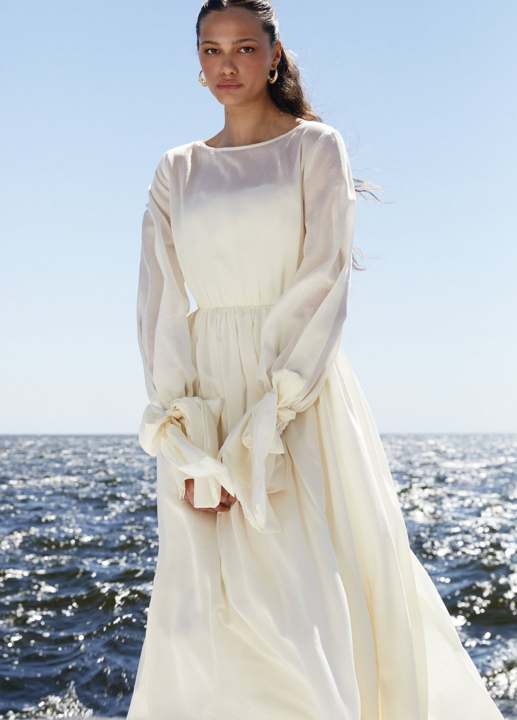 Молочна кежуал сукня а-силует Gepur однотонна