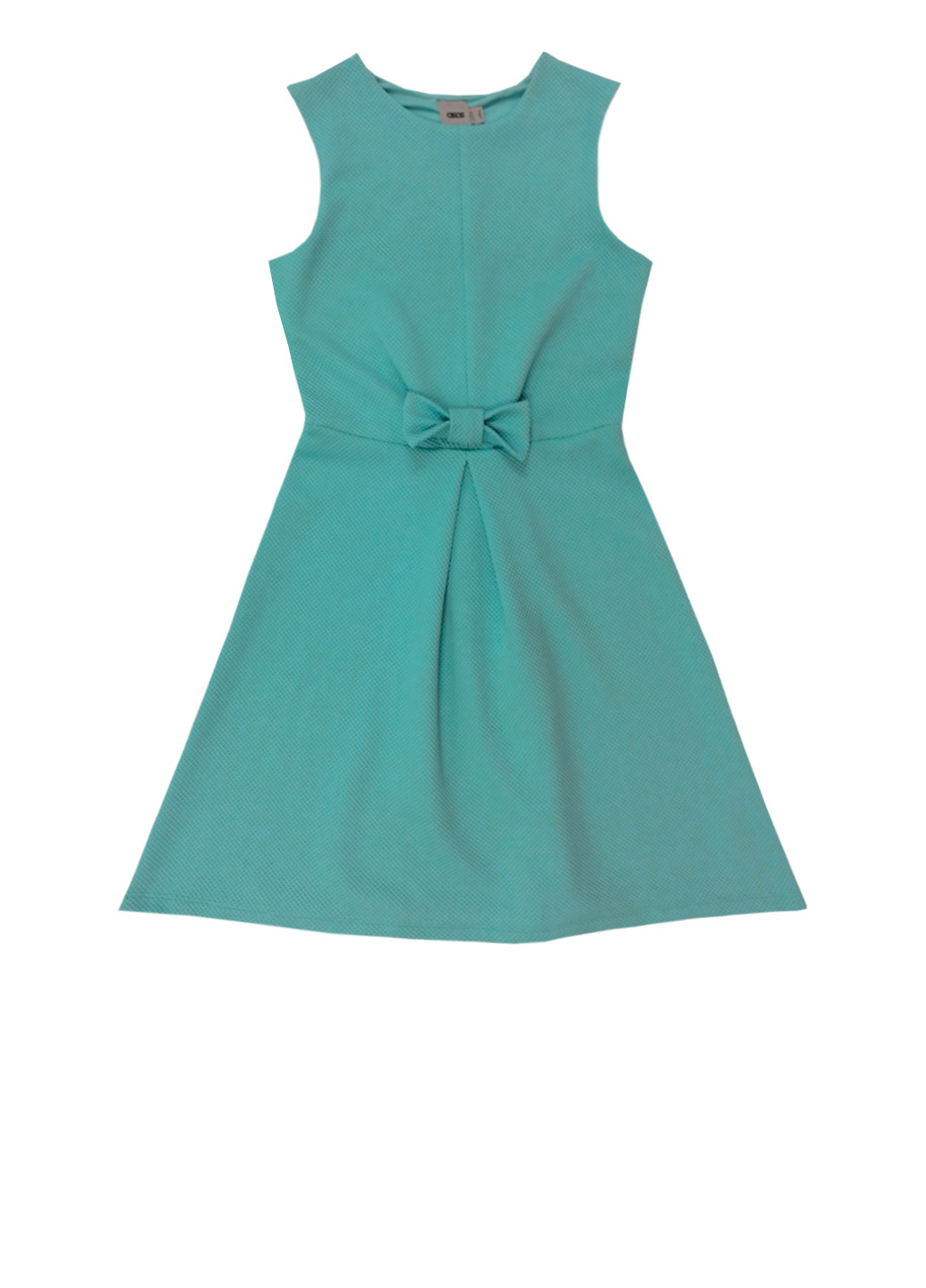 Мятное повседневный мини платье клеш, бэби долл Asos однотонное