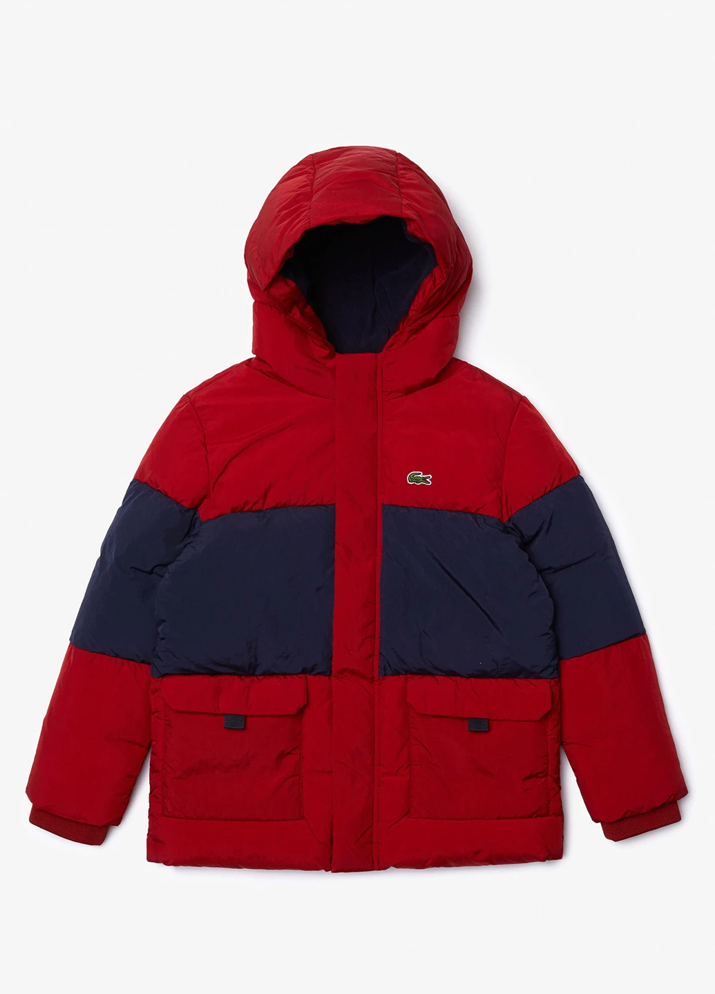 Красная демисезонная куртка Lacoste