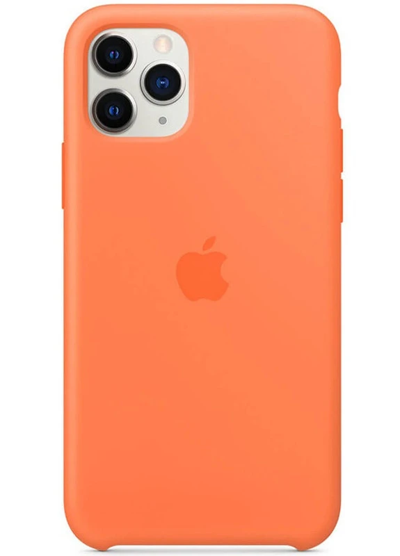 Чохол Silicone case (AAA) для Apple iPhone 11 Pro Max (6.5 ') Помаранчевий / Vitamin C (is_00000032264_16) Epik (229727629)