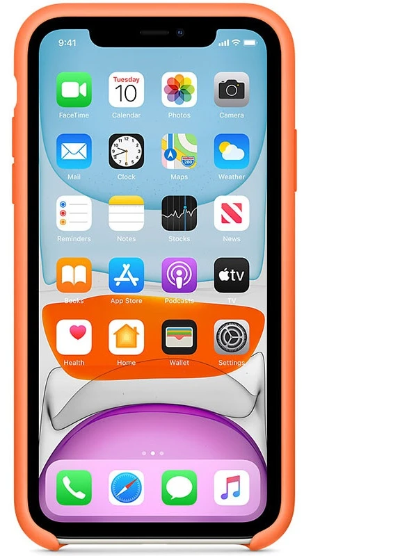 Чохол Silicone case (AAA) для Apple iPhone 11 Pro Max (6.5 ') Помаранчевий / Vitamin C (is_00000032264_16) Epik (229727629)