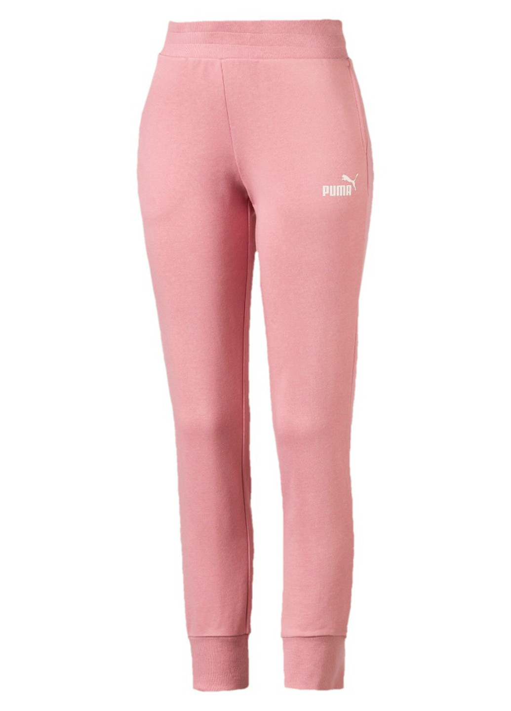 Штани Puma джогери логотипи рожеві спортивні поліестер