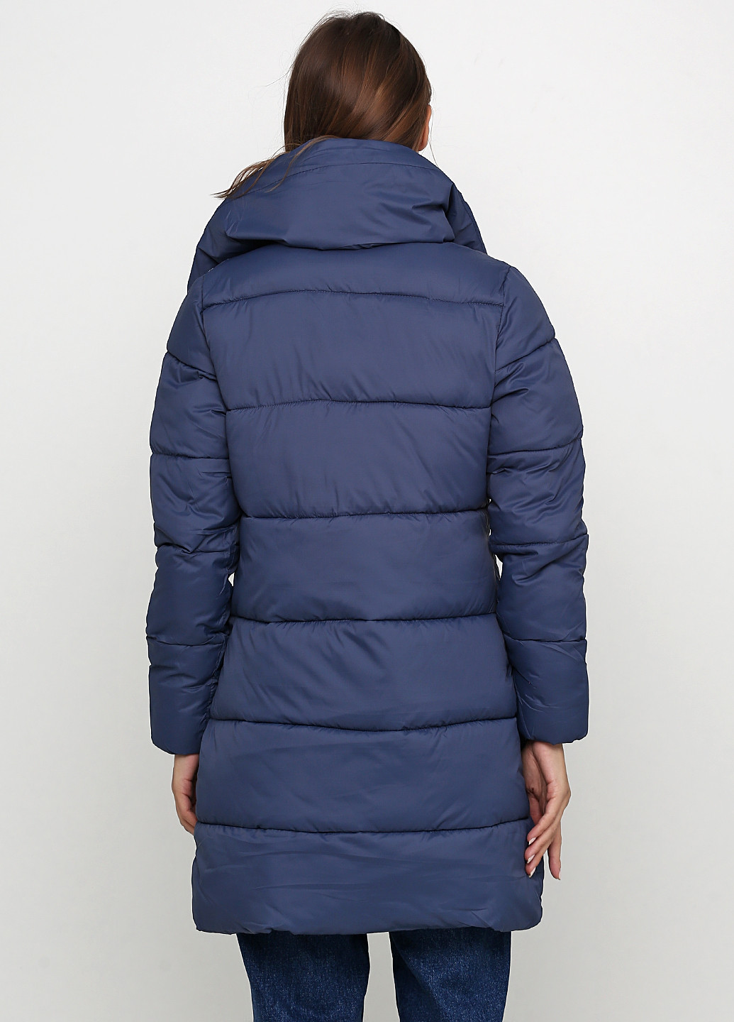 Темно-синяя зимняя куртка S. Xueqi