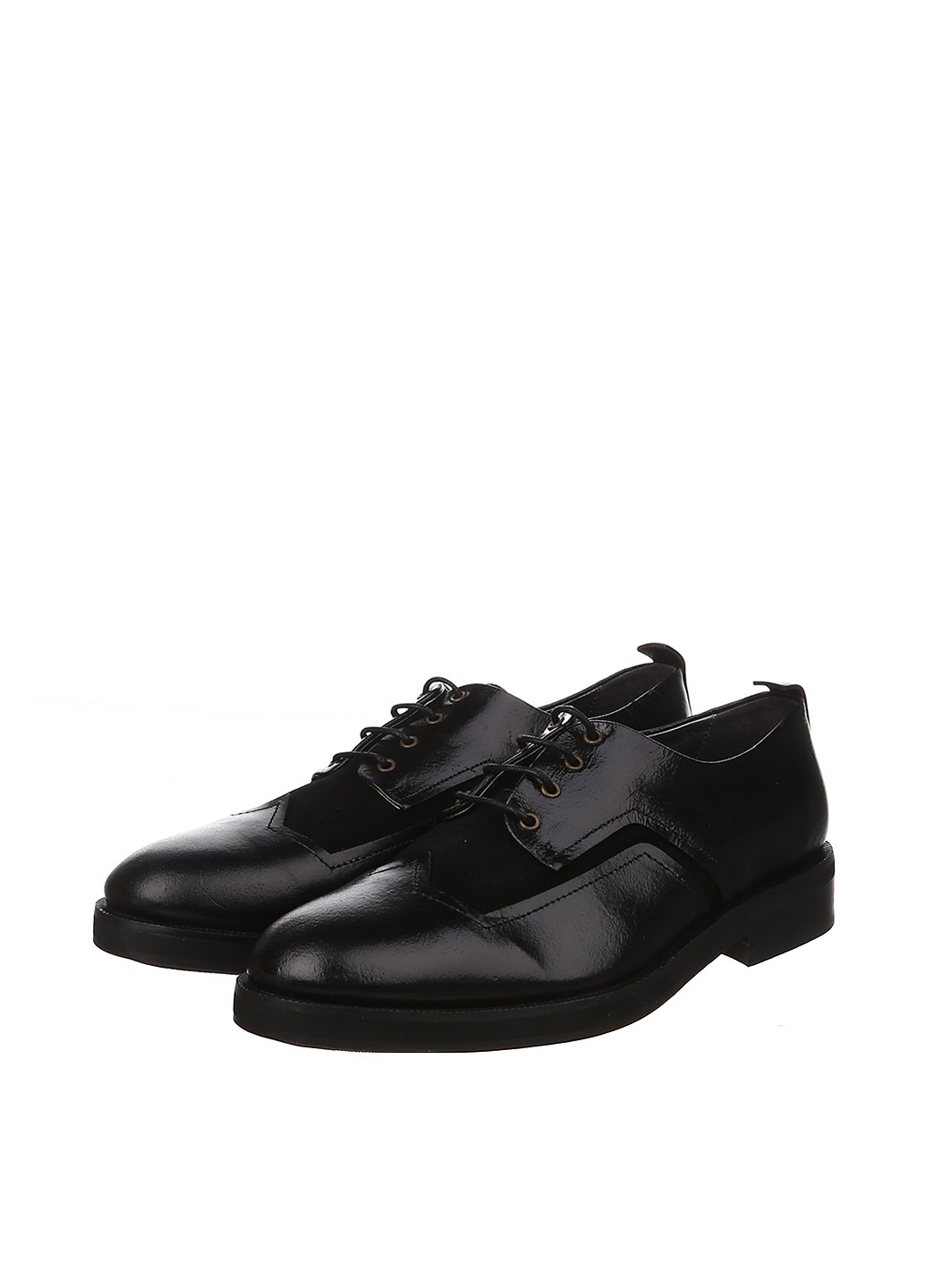 Черные кэжуал туфли Eureka на шнурках