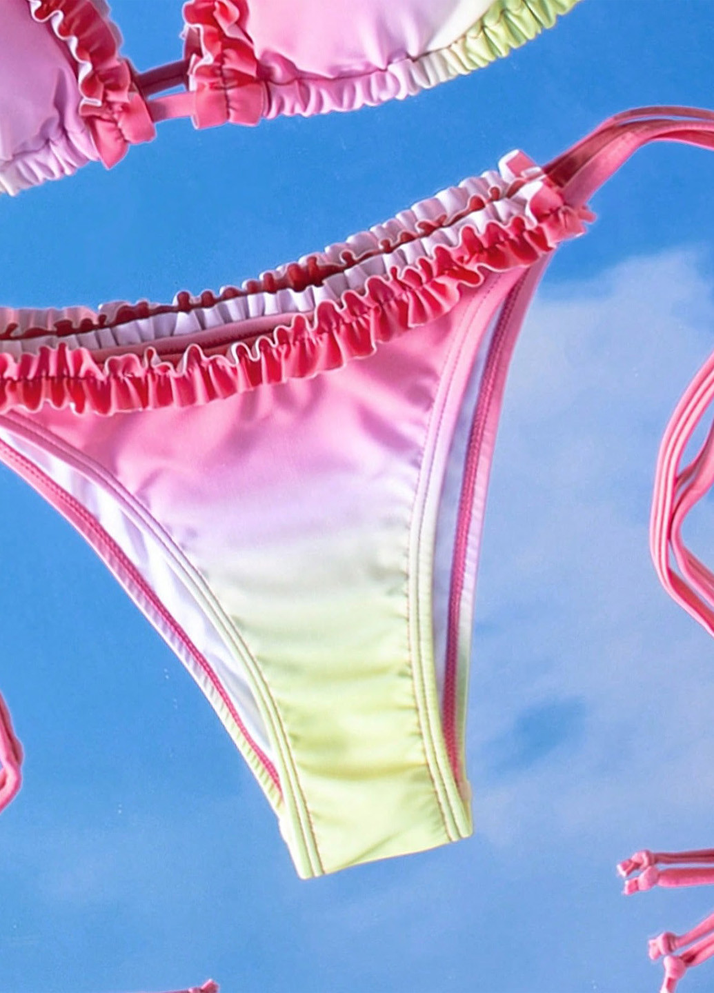 Комбінований літній купальник (ліф, трусики) роздільний, бікіні SHEIN