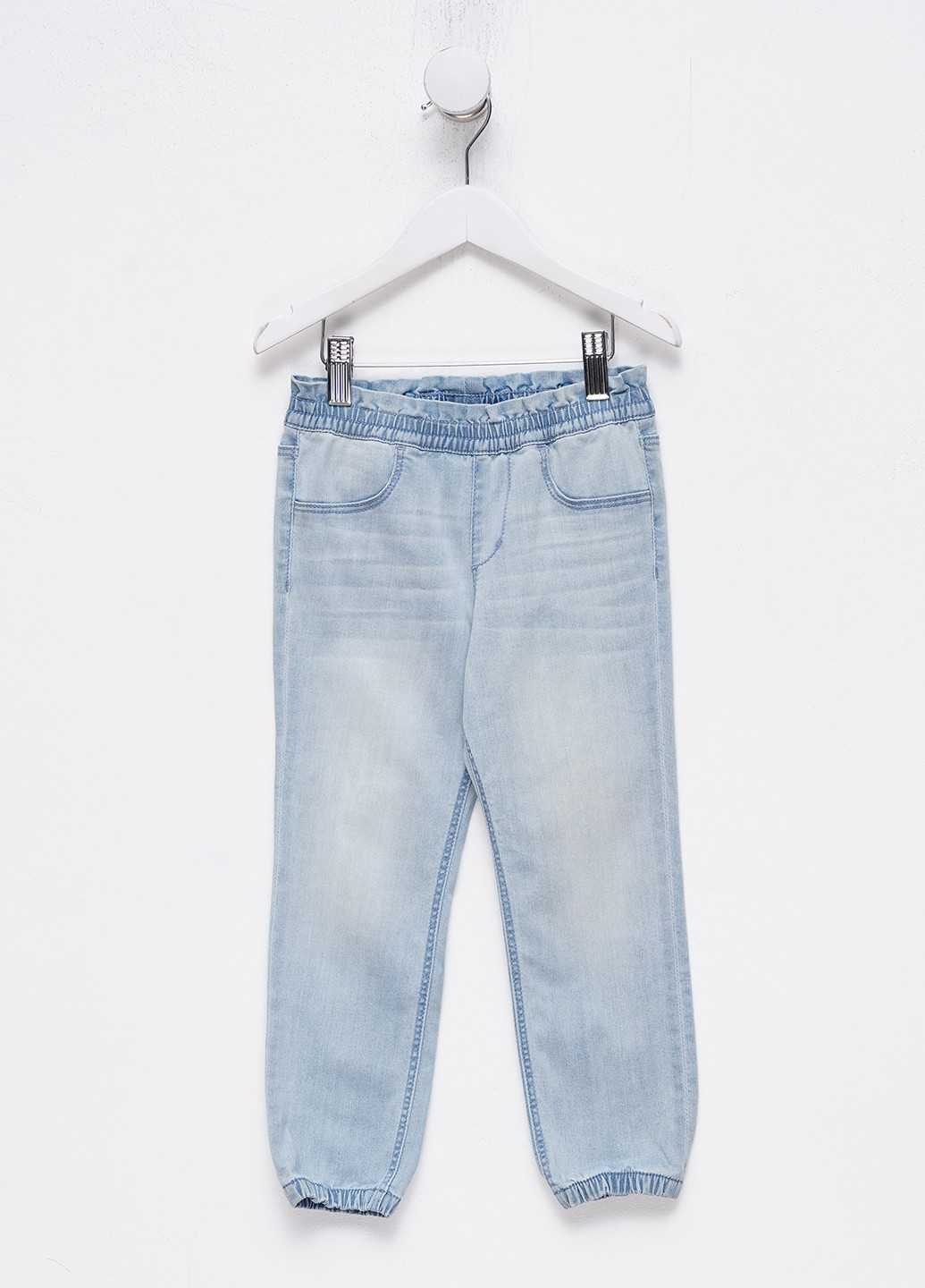 Голубые демисезонные джоггеры джинсы H&M