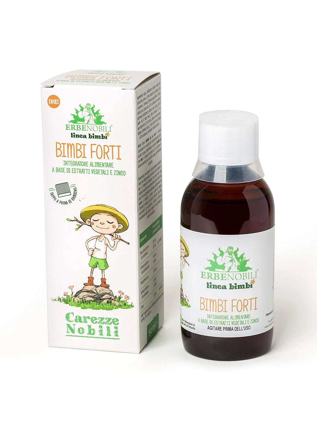 Защита и восстановление иммунитета для детей, Bimbi Forti,, 150 мл Erbenobili (255409896)