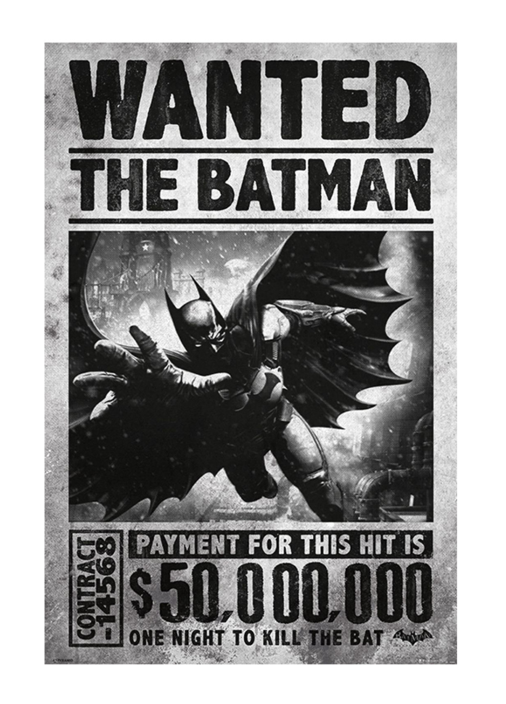Постер Batman Arkham Origins - Wanted Pyramid (222966737)