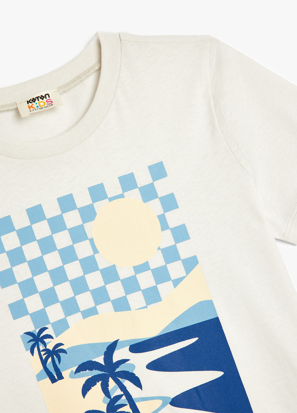 Світло-сіра літня футболка KOTON