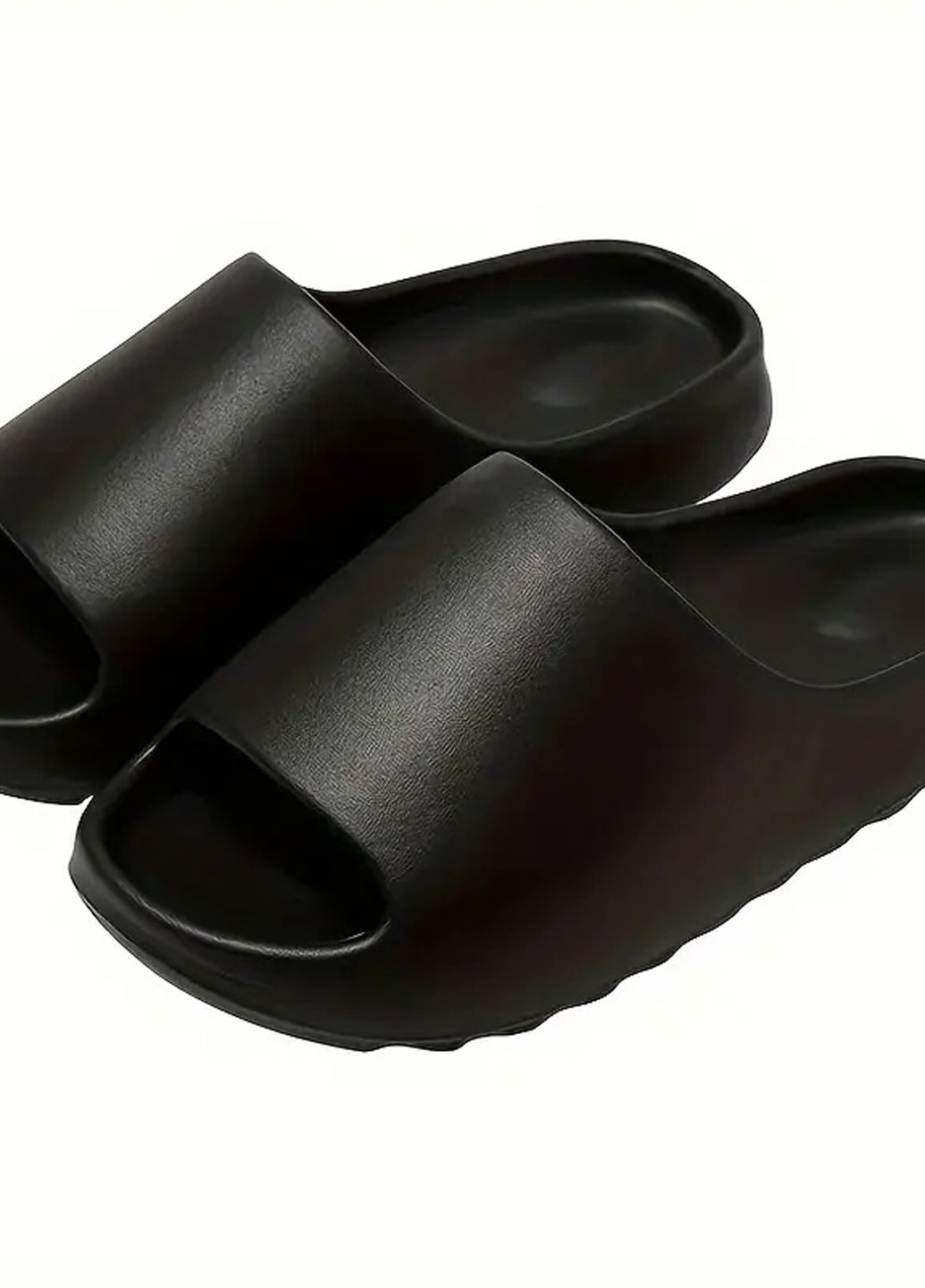 Черные шлепанцы SHEIN