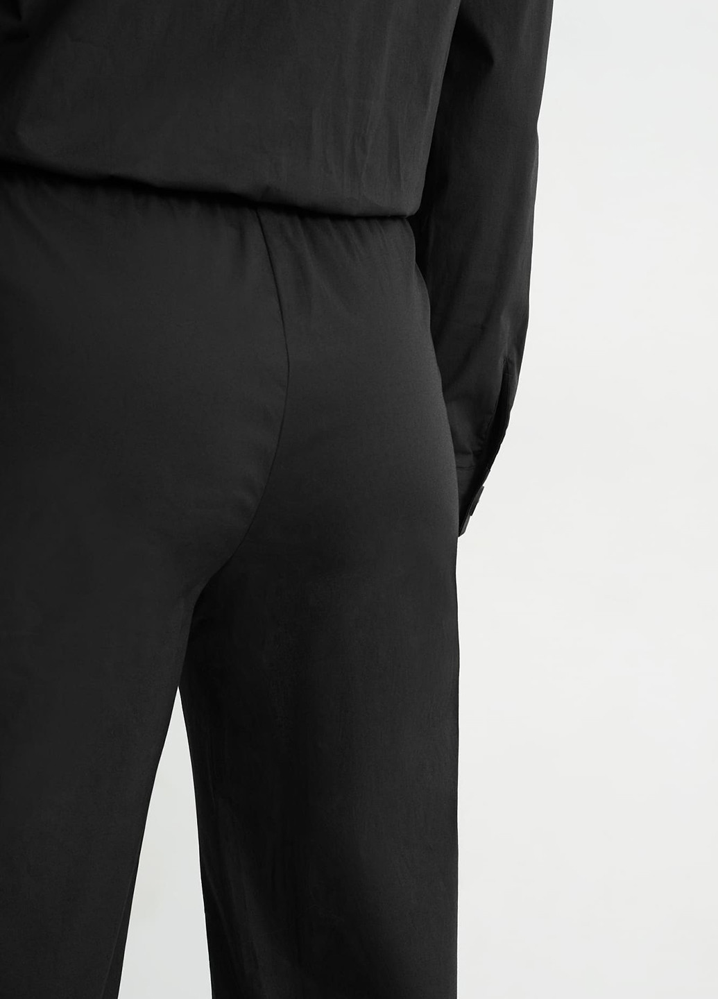 Черные кэжуал летние кюлоты брюки C&A