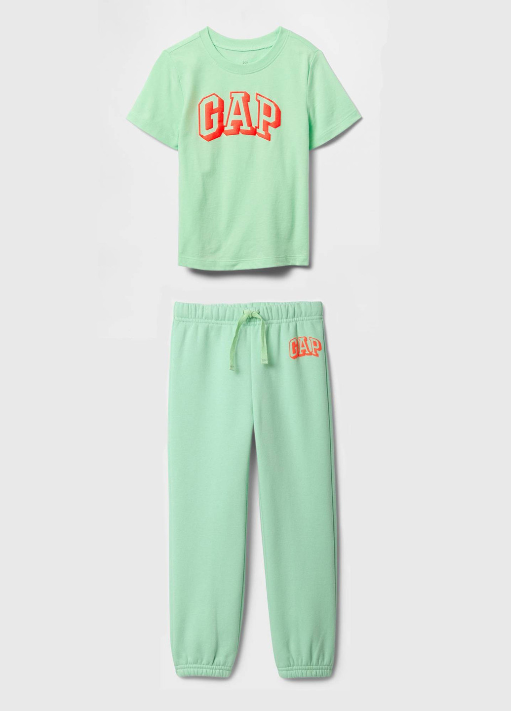 Зелений демісезонний костюм (футболка, штани) брючний Gap