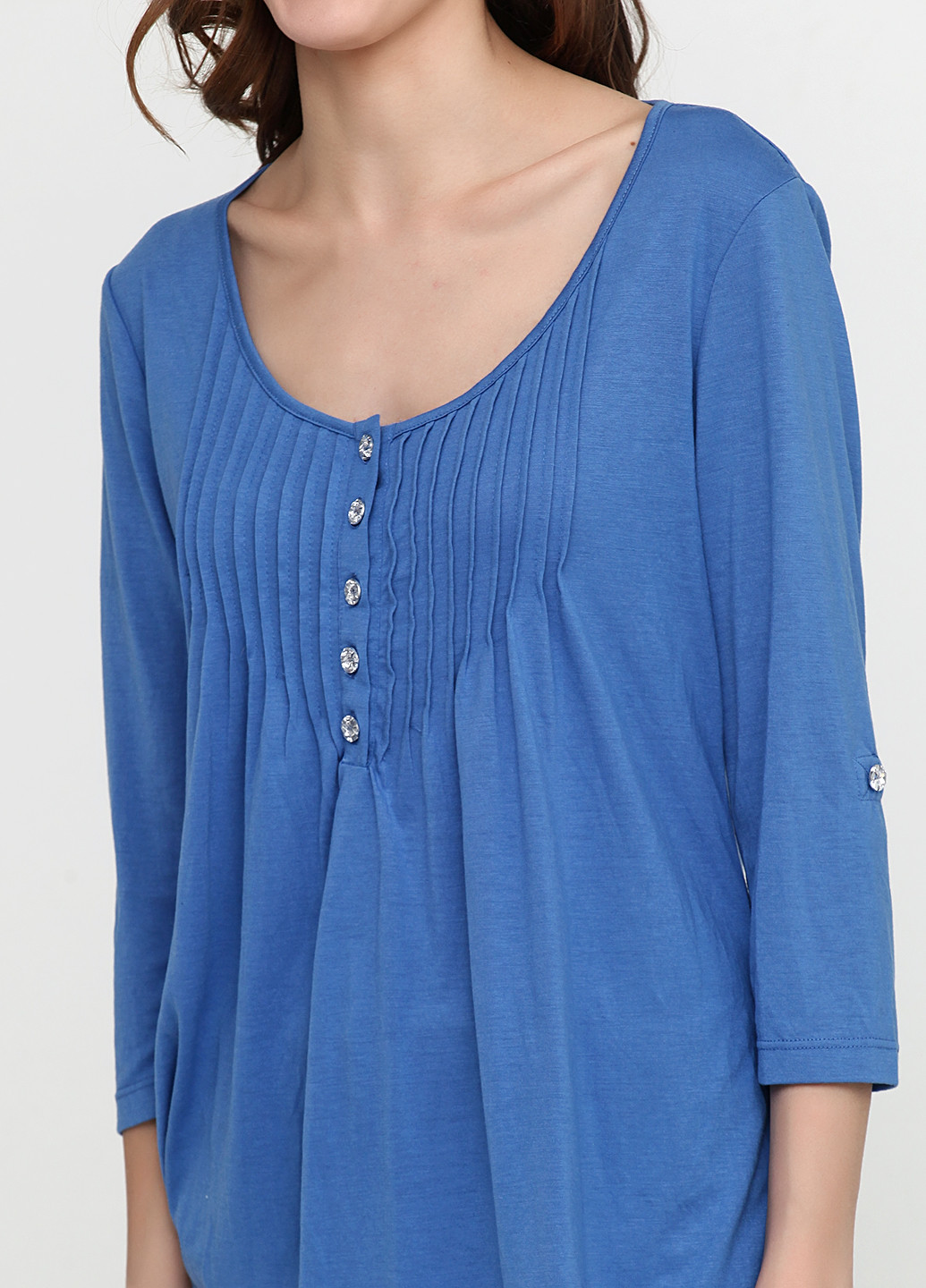 Светло-синяя демисезонная блуза Mark