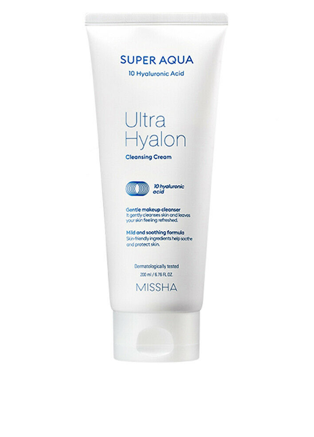 Крем для обличчя Super Aqua Ultra Hyalron Cleansing Cream, 200 мл MISSHA (252256824)